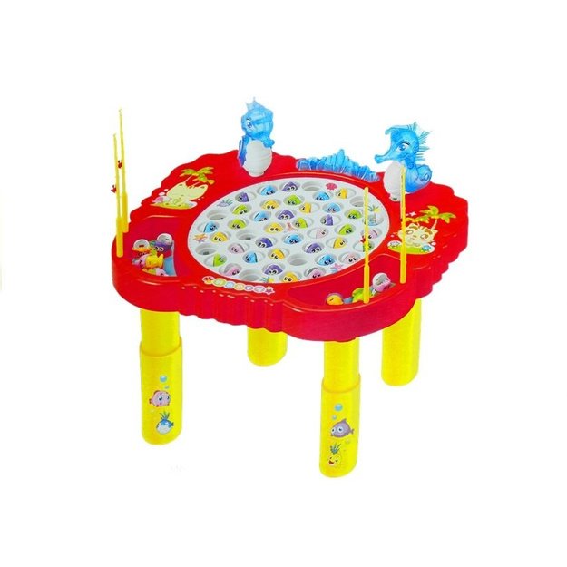 Arcade Game Fishing Fishes Light Effects Red