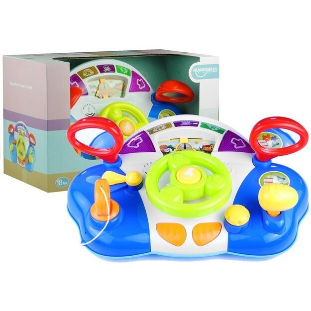 Interaktyvus vairas vaikams prietaisų skydelio garsai