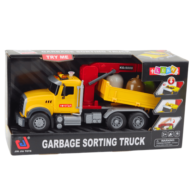 Garbage Sorting Truck Waste Containers Lights Sounds 3