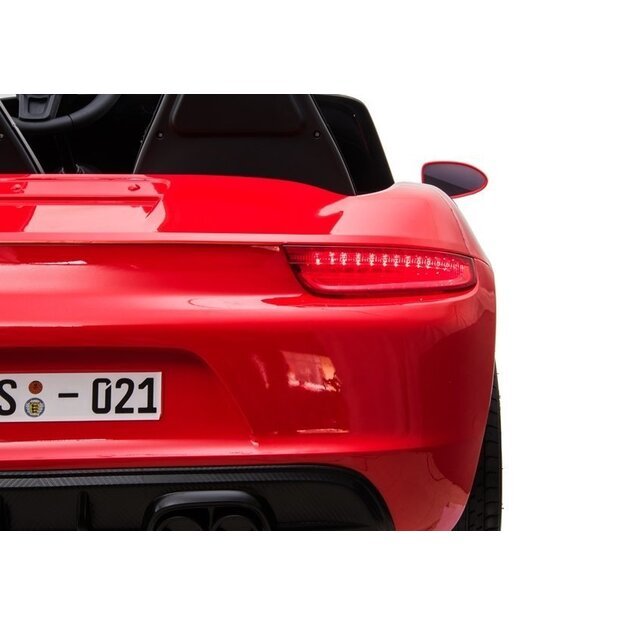 YSA021A Elektrinis važiuojantis automobilis raudonas dažytas 26