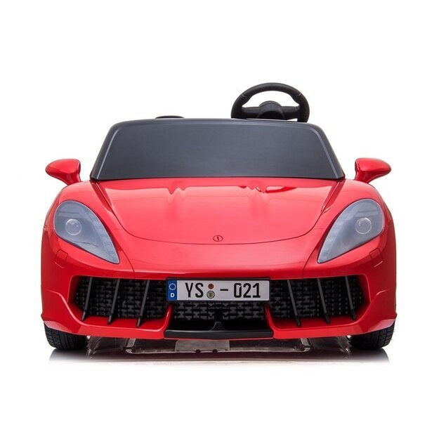 YSA021A Elektrinis važiuojantis automobilis raudonas dažytas 14