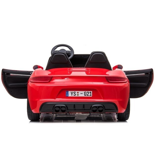YSA021A Elektrinis važiuojantis automobilis raudonas dažytas 19
