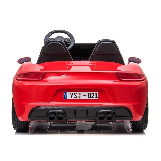 YSA021A Elektrinis važiuojantis automobilis raudonas dažytas 17