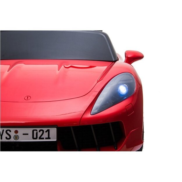 YSA021A Elektrinis važiuojantis automobilis raudonas dažytas 25