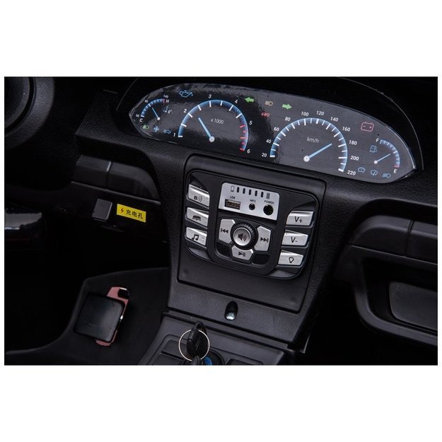 YSA021A Elektrinis važiuojantis automobilis raudonas dažytas 13