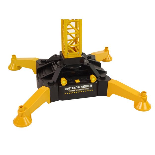 Huge crane + R/C remote control  Height 183 cm 2 working levels