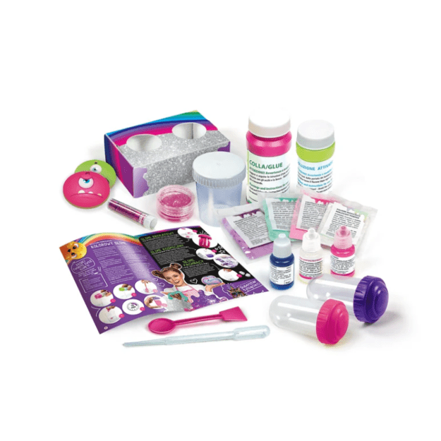 Science & Play Super Colorful Slime Laboratory Polish Language Clementoni 50636 2