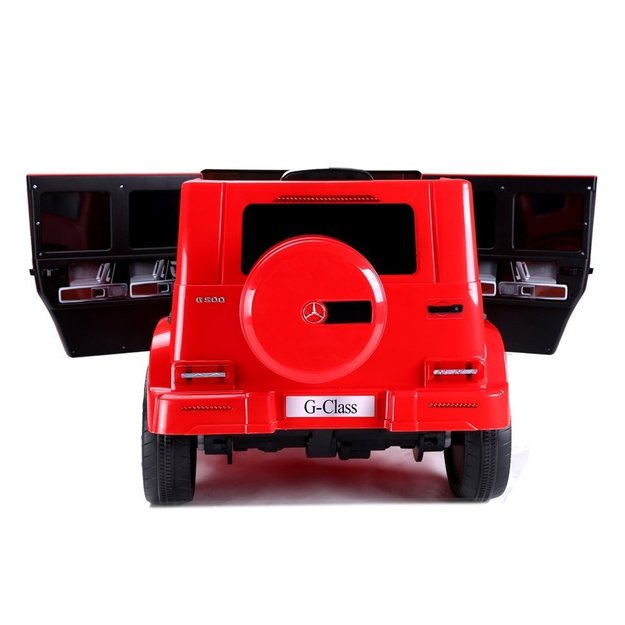 Elektrinis važiuojantis automobilis "Mercedes G500" raudonas 2