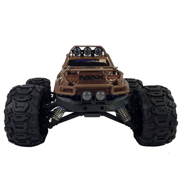 Nuotoliniu būdu valdomas ruda 2.4G 1:18 35 km/h greičio valdymas 3