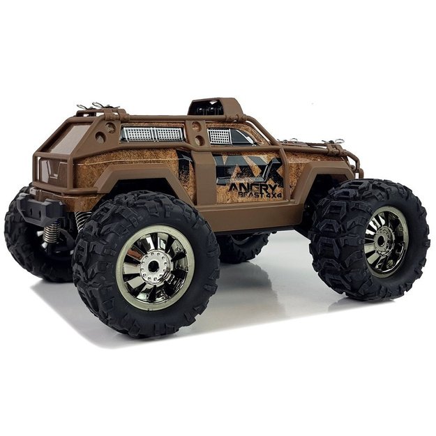 Nuotoliniu būdu valdomas ruda 2.4G 1:18 35 km/h greičio valdymas 7