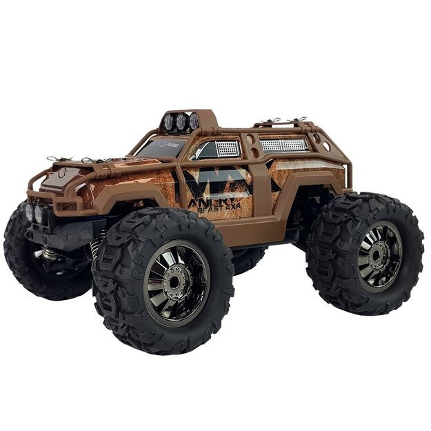 Nuotoliniu būdu valdomas ruda 2.4G 1:18 35 km/h greičio valdymas 1