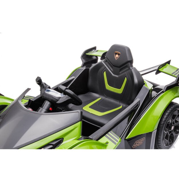 Elektrinis pasivažinėjimas automobiliu Lamborghini GT HL528 Green