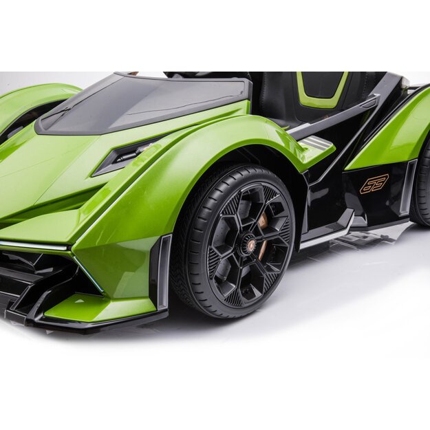 Elektrinis pasivažinėjimas automobiliu Lamborghini GT HL528 Green