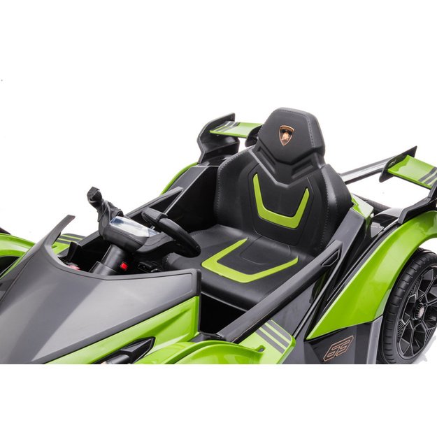 Elektrinis pasivažinėjimas automobiliu Lamborghini GT HL528 Green