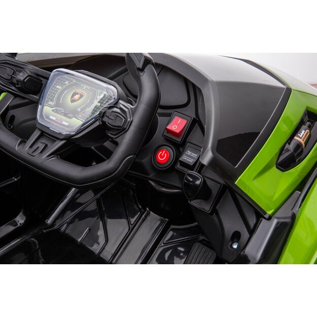 Elektrinis pasivažinėjimas automobiliu Lamborghini GT HL528 Green
