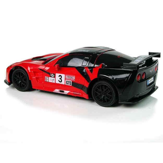 Sportinis automobilis R/C 1:24 Corvette C6.R Red 2.4 G Lights 11