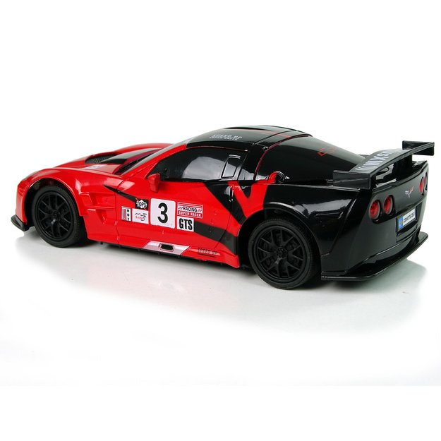 Sportinis automobilis R/C 1:24 Corvette C6.R Red 2.4 G Lights 3