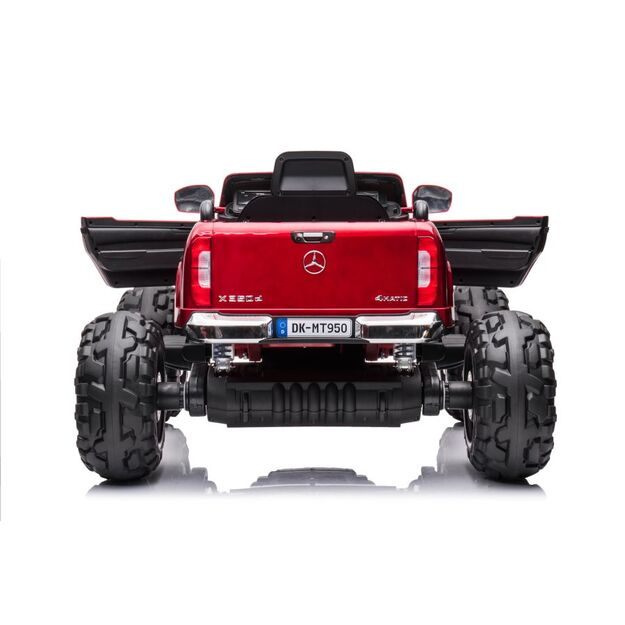 Akumuliatorinis automobilis Mercedes DK-MT950 4x4 Raudonas lakuotas 14