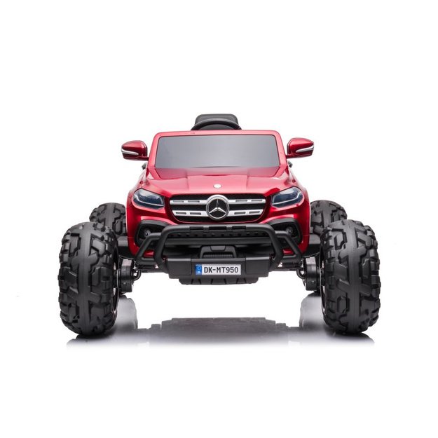 Akumuliatorinis automobilis Mercedes DK-MT950 4x4 Raudonas lakuotas 9