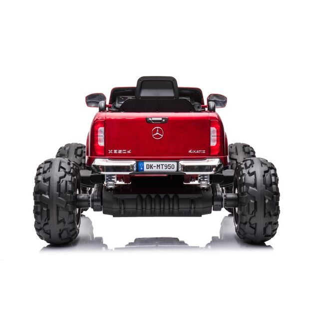 Akumuliatorinis automobilis Mercedes DK-MT950 4x4 Raudonas lakuotas 6