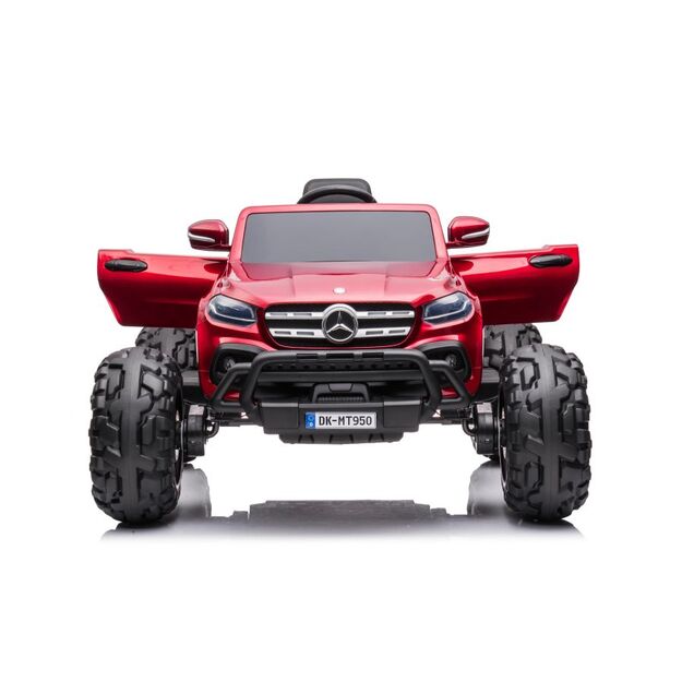 Akumuliatorinis automobilis Mercedes DK-MT950 4x4 Raudonas lakuotas 8