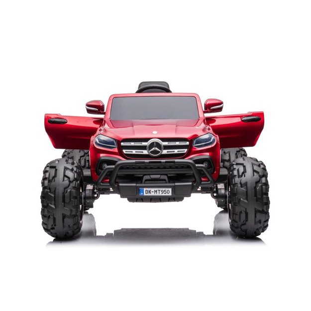 Akumuliatorinis automobilis Mercedes DK-MT950 4x4 Raudonas lakuotas 2