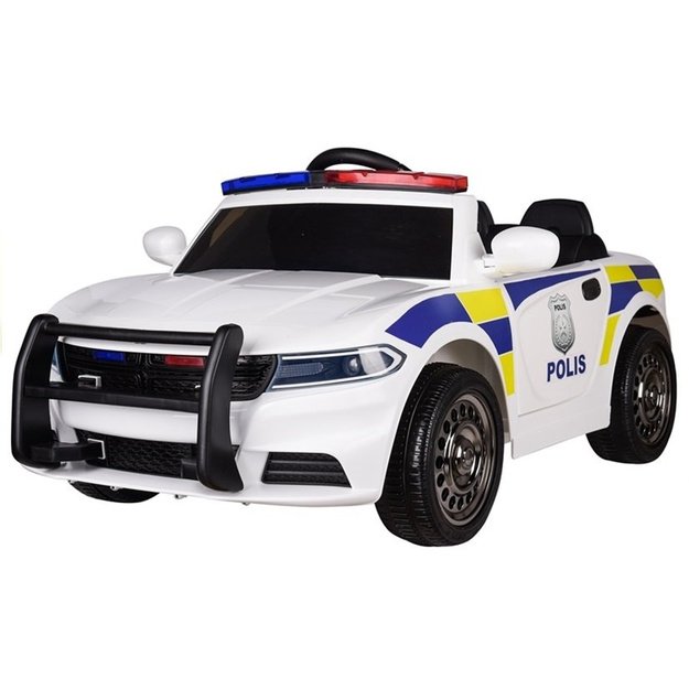 Police Electric Ride-On Car - White 1