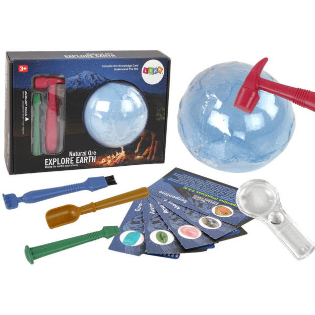 Archeologija Kasinėjimų rinkinys Žemės įrankiai Mineralai Fiche