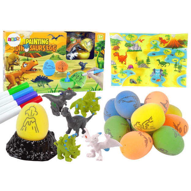 DIY Egg Painting Dinosaurs Kit