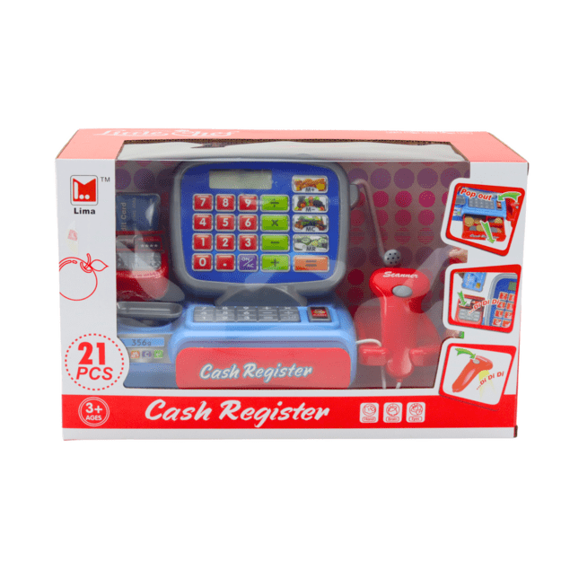 Cash Register With Barcode Scanner 21 Pieces 3