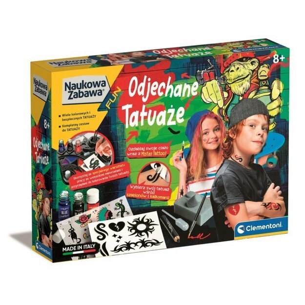 Mokslas Pramogos Beprotiškos tatuiruotės Clementoni 50721