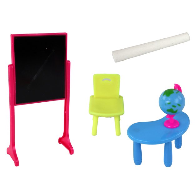 Teacher Doll With Student School Accessories