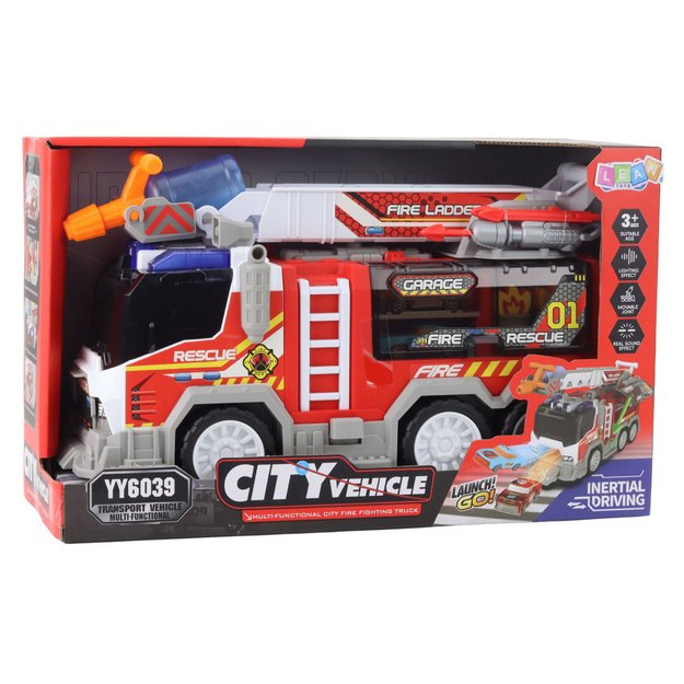 Fire Truck Fire Department Drive Moving Elements Lights Sounds 3