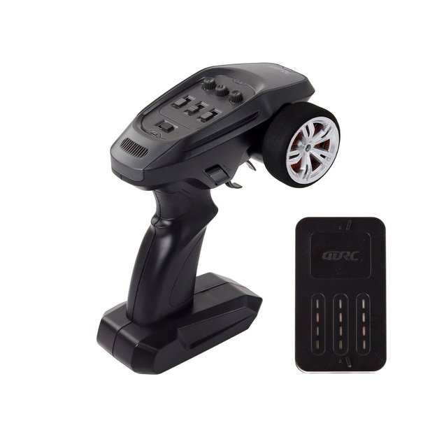 Triušiai RC visureigis 4 ratų pavara geltonos spalvos 2.4G 16