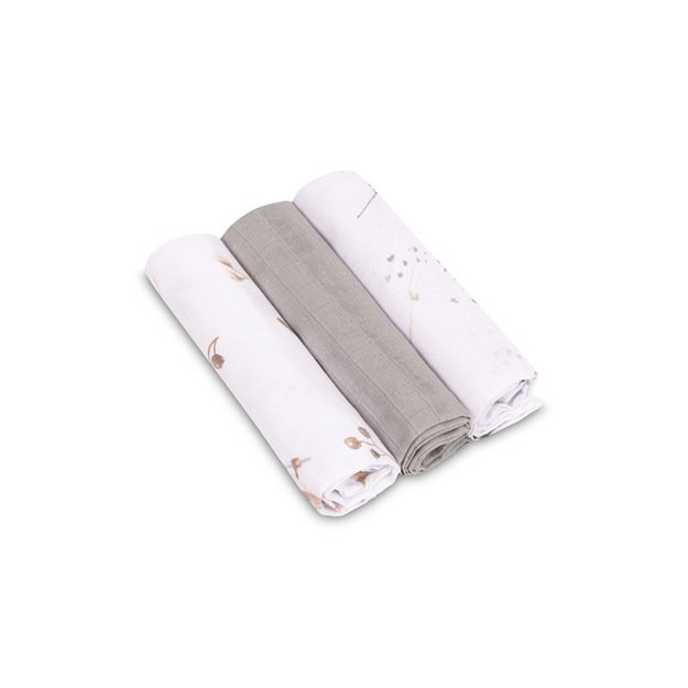 MUSLIN DIAPER 3-PACK 60X80 EG-0010
