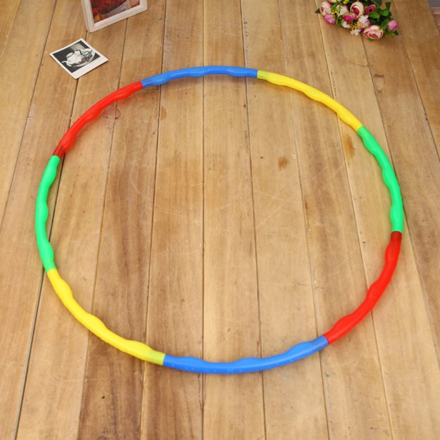 Spalvotas sulankstomas hula hop lankas 80 cm 1
