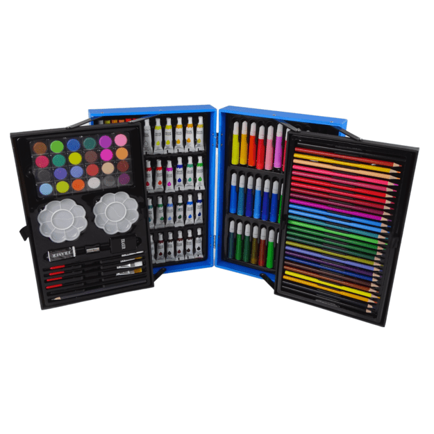 Large Art Set in a Suitcase 145 Pieces Unicorn