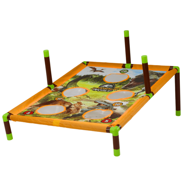 Arkadinio žaidimo krepšys Throw Hoop 2in1 Dinosaurs Board