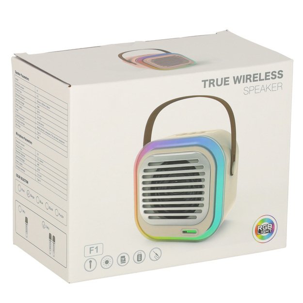 USB  Bluetooth  karaokės garsiakalbis mėlynos spalvos 10