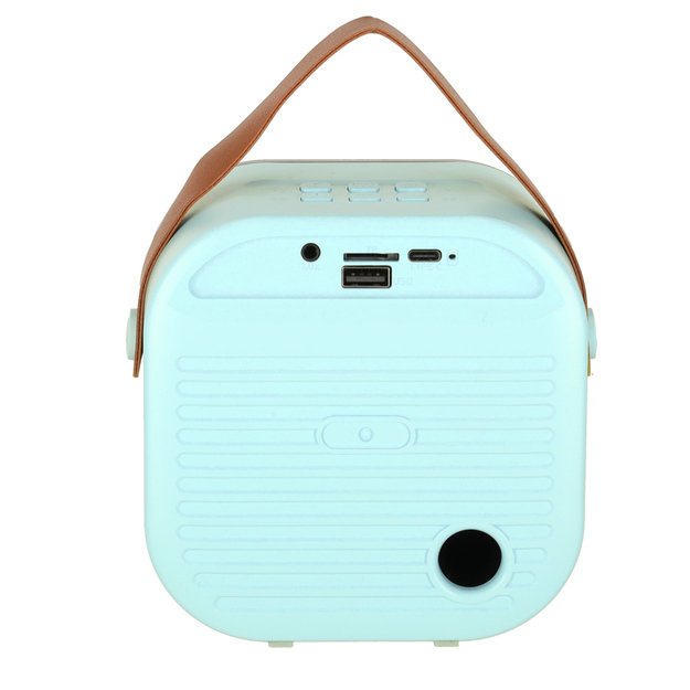 USB  Bluetooth  karaokės garsiakalbis mėlynos spalvos 4