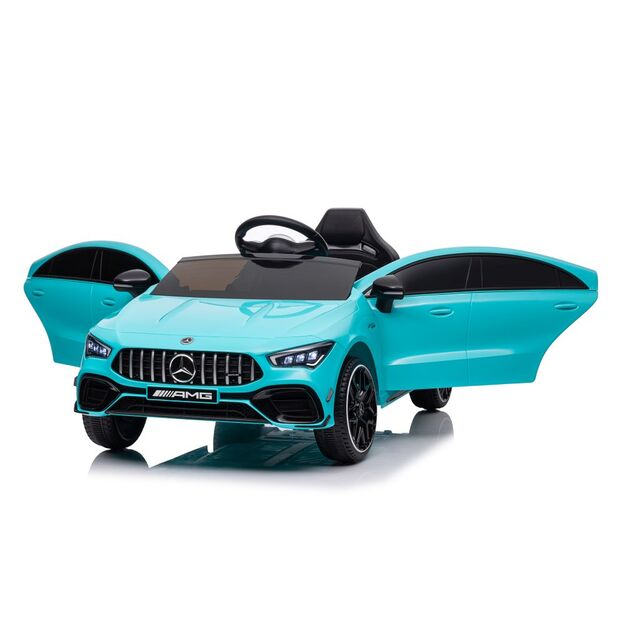 Battery-powered car Mercedes CLA 45s AMG Turquoise 4x4