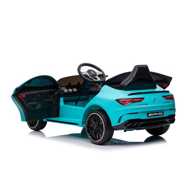 Battery-powered car Mercedes CLA 45s AMG Turquoise 4x4