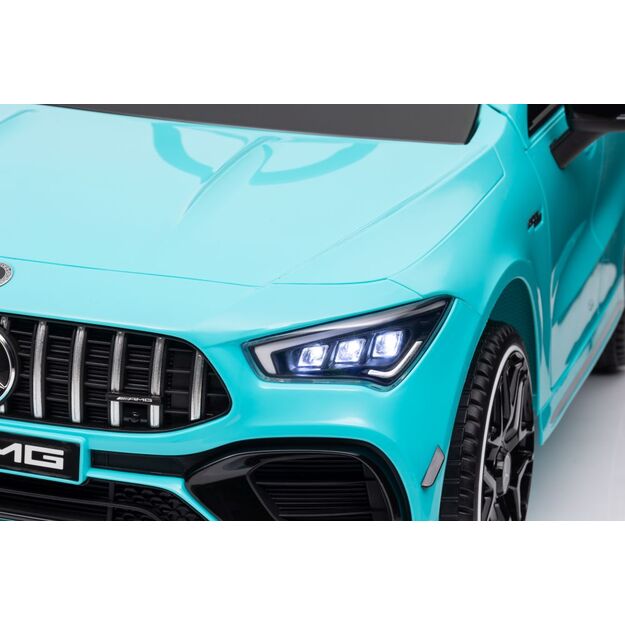 Battery-powered car Mercedes CLA 45s AMG Turquoise 4x4