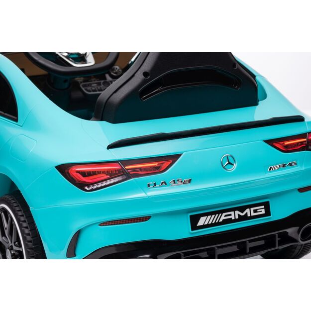 Battery-powered car Mercedes CLA 45s AMG Turquoise 4x4