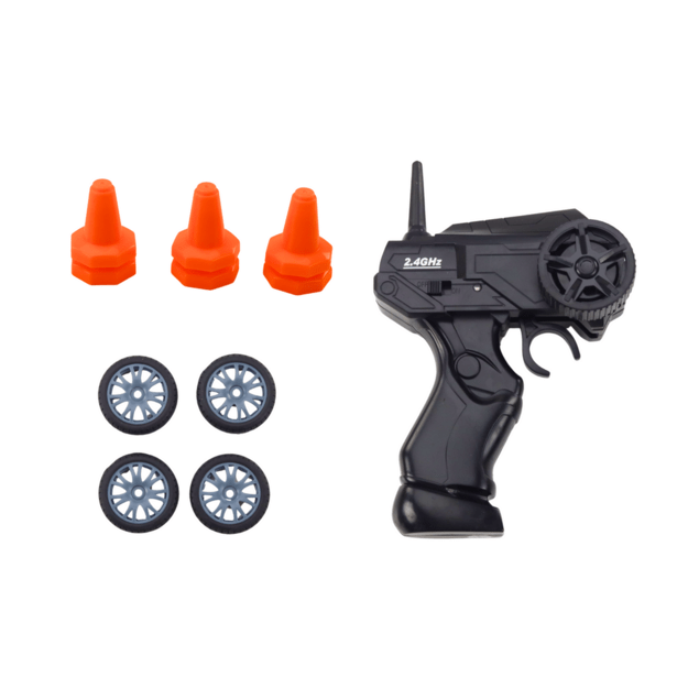 Nuotoliniu būdu valdomas R/C sportinis automobilis 1:24 Mėlyni keičiami ratai 9