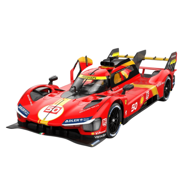 Automobilis R/C 1:24 Nuotoliniu būdu valdomas sportinis Ferrari 499P Red 3
