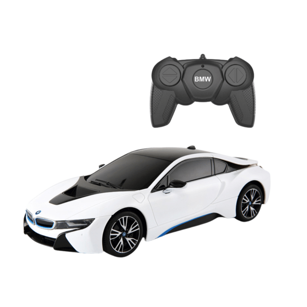 RC automobilis 1:18 Rastar BMW I8 White