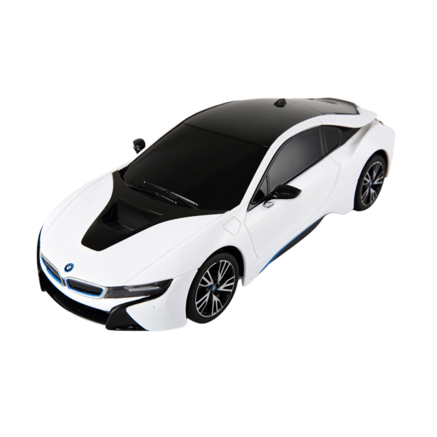 RC automobilis 1:18 Rastar BMW I8 White 1