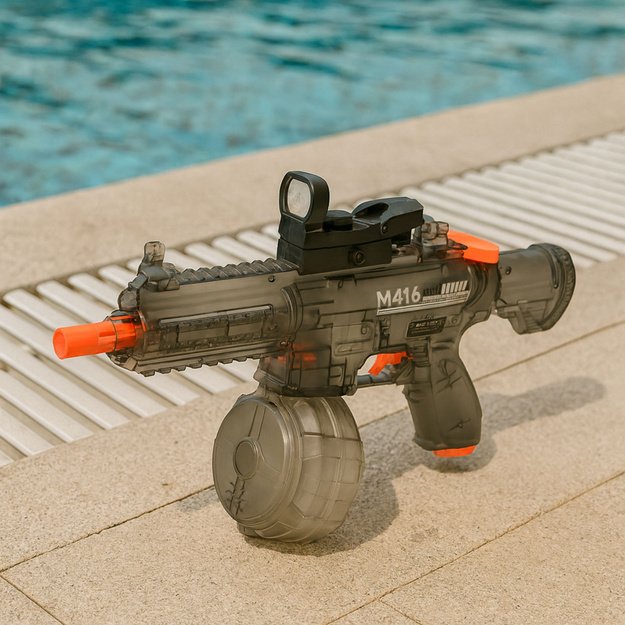 Electric Water Gun M416 Illuminated Sight 450 ml 8-10 m 3