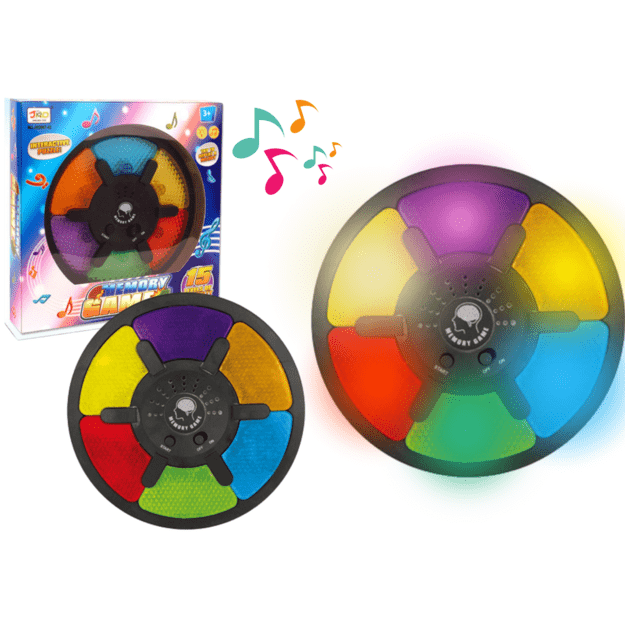 Interaktyvus atminties žaidimas Šviesos garsai